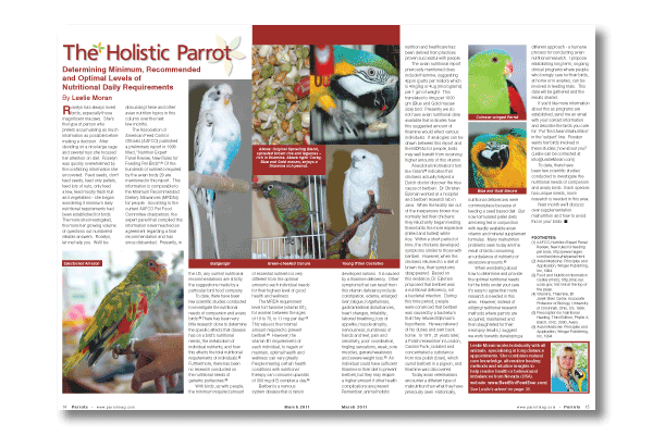 Parrots magazine 158