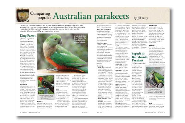 Parrots magazine 160