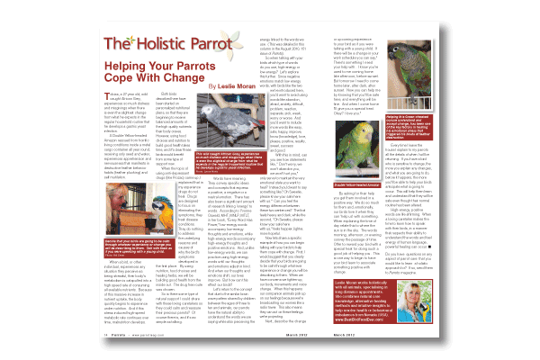Parrots magazine 170, March 2012
