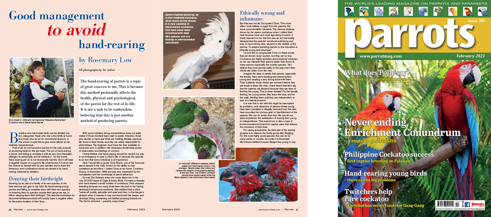 Spreads for web Parrots 278 4