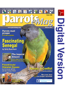 Parrots magazine eMag 206 March 2015