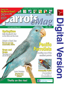 Parrots magazine eMag 209 June 2015